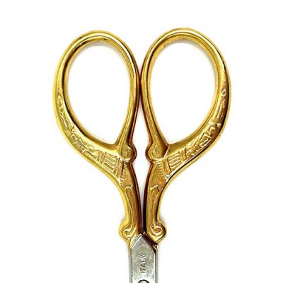 3.5" 24K Gold-Plated Artisan Scissors X3233.5" Rainbow Handle Lion's Tail Scissors X325