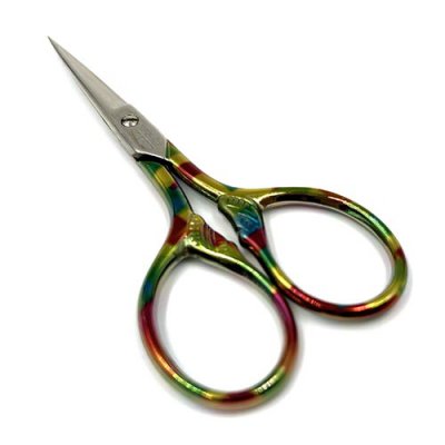 3.5" Rainbow Handle Lion's Tail Scissors X325