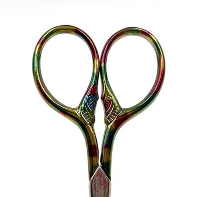 3.5" Rainbow Handle Lion's Tail Scissors X325