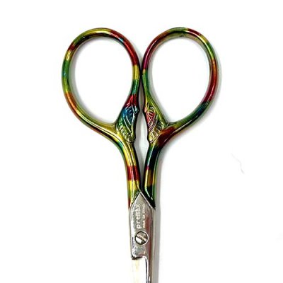 3.5" Rainbow Handle Lion's Tail Scissors X325