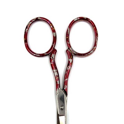 3.5" Pink/Red Handle Scissors X326