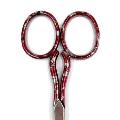 3.5" Pink/Red Handle Scissors X326