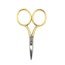 3.5" Gold Handled Embroidery Scissors