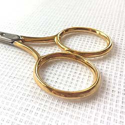 3.5" Gold Handled Scissors x340