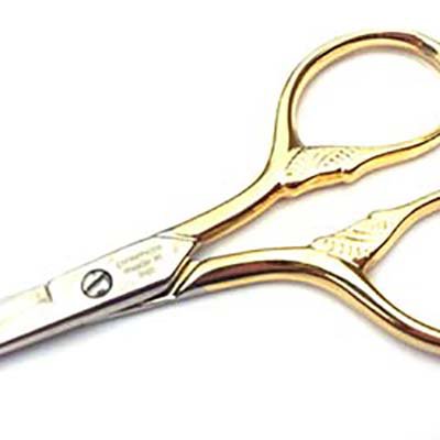 3.5" Gold Handled Lion's Tail Scissors x385