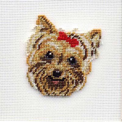 Silk gauze creates miniature stitchery