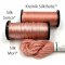 Kreinik Silk Threads are dyed to match