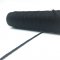 Kreinik Black Elastic has a 3 to 1 stretch so you don't have to use a lot if you're making masks, for instance.