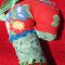 Crazy Quilt Candy Cane Ornament