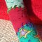 Crazy Quilt Candy Cane Ornamentquilted candy cane