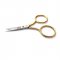 3.5" Gold Handled Embroidery Scissors