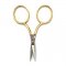 3.5" Gold Handled Embroidery Scissors