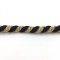 Black & Gold 4MM Torsade