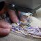 Use bits with water soluble stabilizer to create your own textile