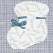 Make a bow using iron-on thread