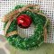 Miniature Crocheted Wreath