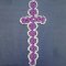 Crocheted Cross Bookmark