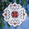 Wintertide Hardanger Ornament