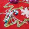 Make a bow using iron-on thread