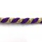 Purple & Gold 4MM Torsade