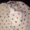 Reflective Yarn in duplicate stitch