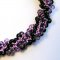 Silk Serica in bead knitting, by Brenda Franklin