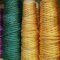 Kreinik 3/8" Trim is beautiful on costumes, ecclesiastical embroidery, goldwork, and needlepoint