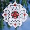 Wintertide Hardanger Ornament