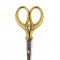 3.5" 24K Gold-Plated Artisan Scissors X3233.5" Rainbow Handle Lion's Tail Scissors X325