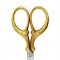 3.5" 24K Gold-Plated Artisan Scissors X3233.5" Rainbow Handle Lion's Tail Scissors X325