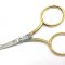 3.5" Gold Handled Embroidery Scissors